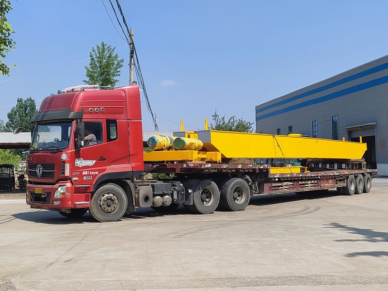 電動葫蘆橋式起重機  LH16/5t-16.4m 制作完成，發(fā)往湖南交付客戶使用。